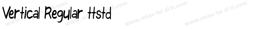 Vertical Regular ttstd字体转换